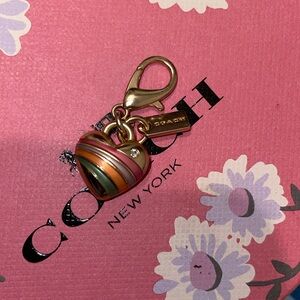 Coach bag charm n zipper charms